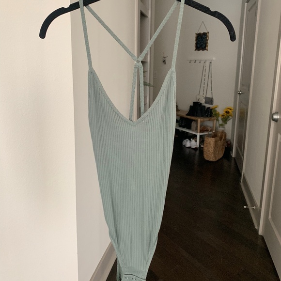 Tops - green bodysuit